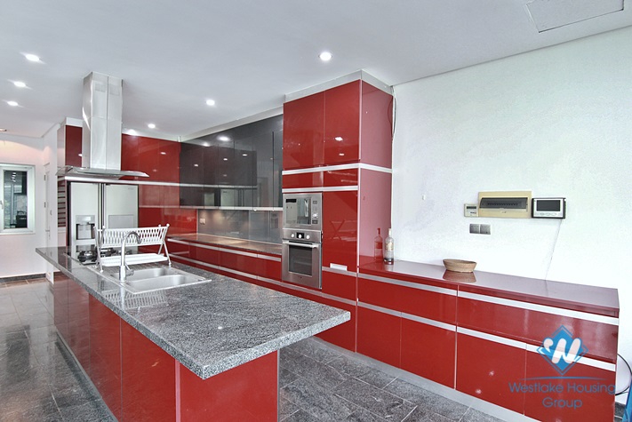 Unique roof-top swimming pool house for rent in Tay Ho, Hanoi 